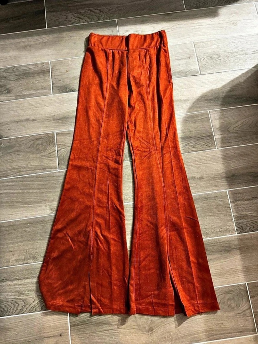 Free People Wide Leg Pants in Brown Size Small Like New